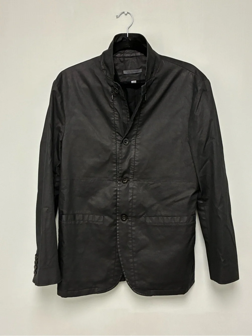John Varvatos Collection Coated Stand collar Jacket Size EU 50 USA 40
